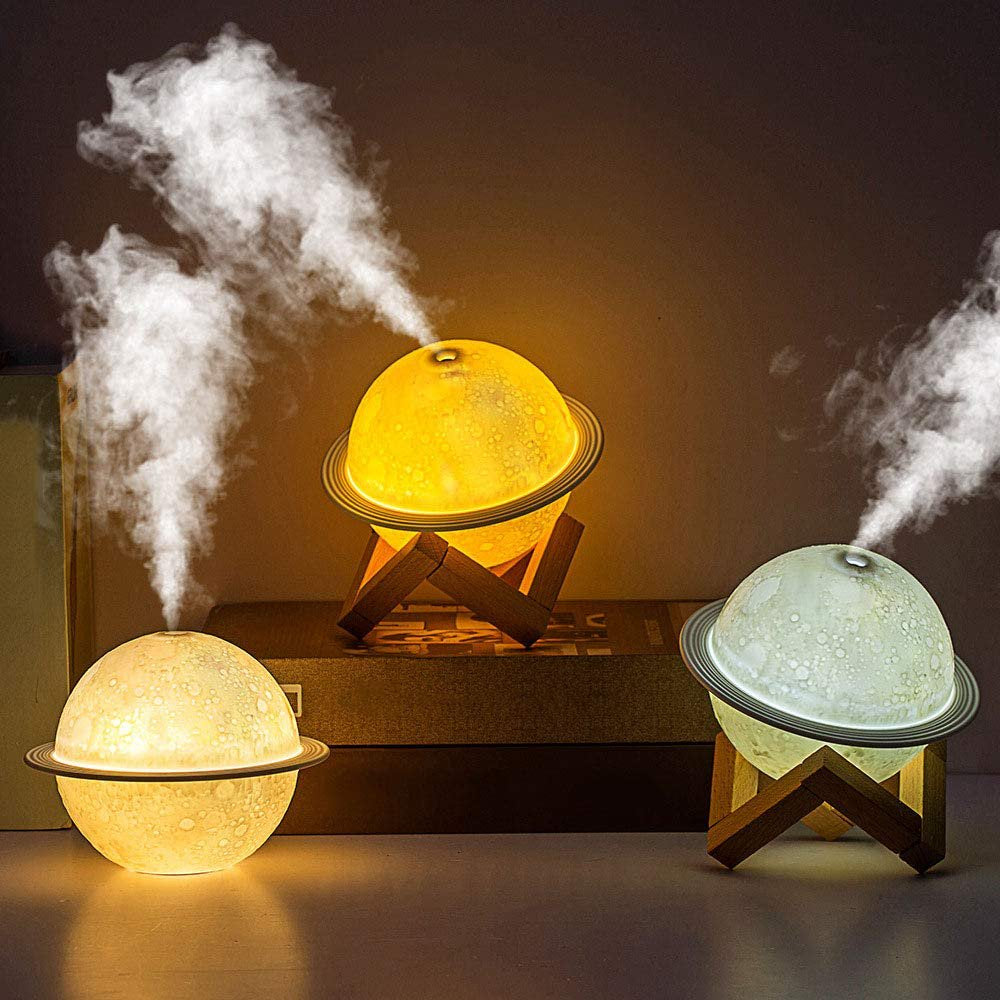 Bring the Moon Down to Earth with This Humidifier + Night Light Combo, Because Who Needs a Boring Old Regular Humidifier Anyway